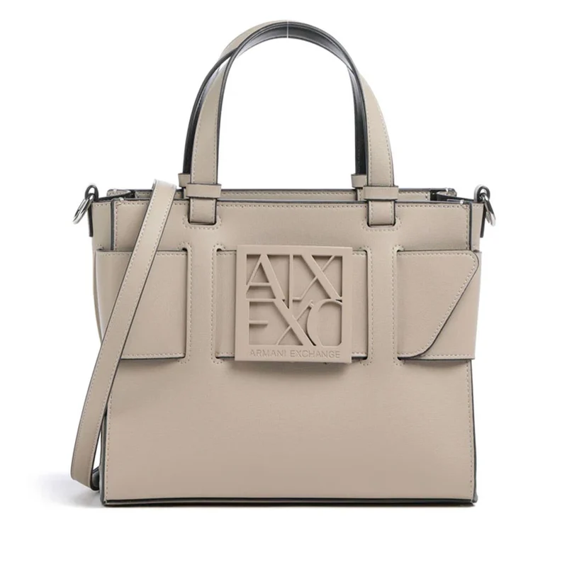 Borsa Donna a Mano ARMANI EXCHANGE Colore Sand Misura Piccola
