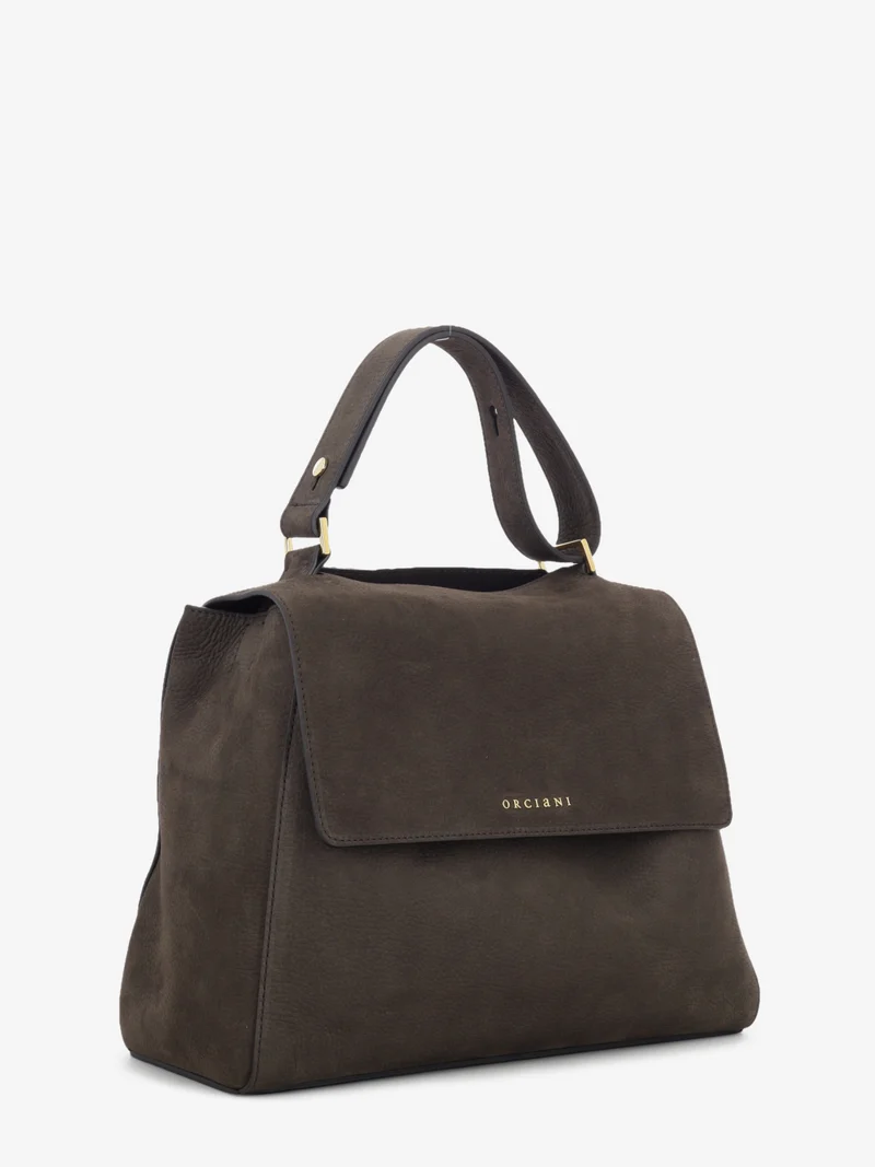Borsa Sveva M nabuck testa di moro