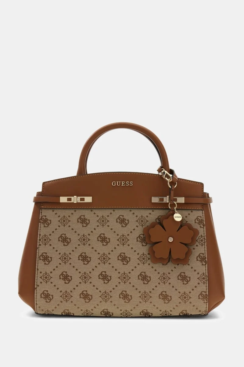 GUESS MELINDA LOGO TRI COMP SATCHEL