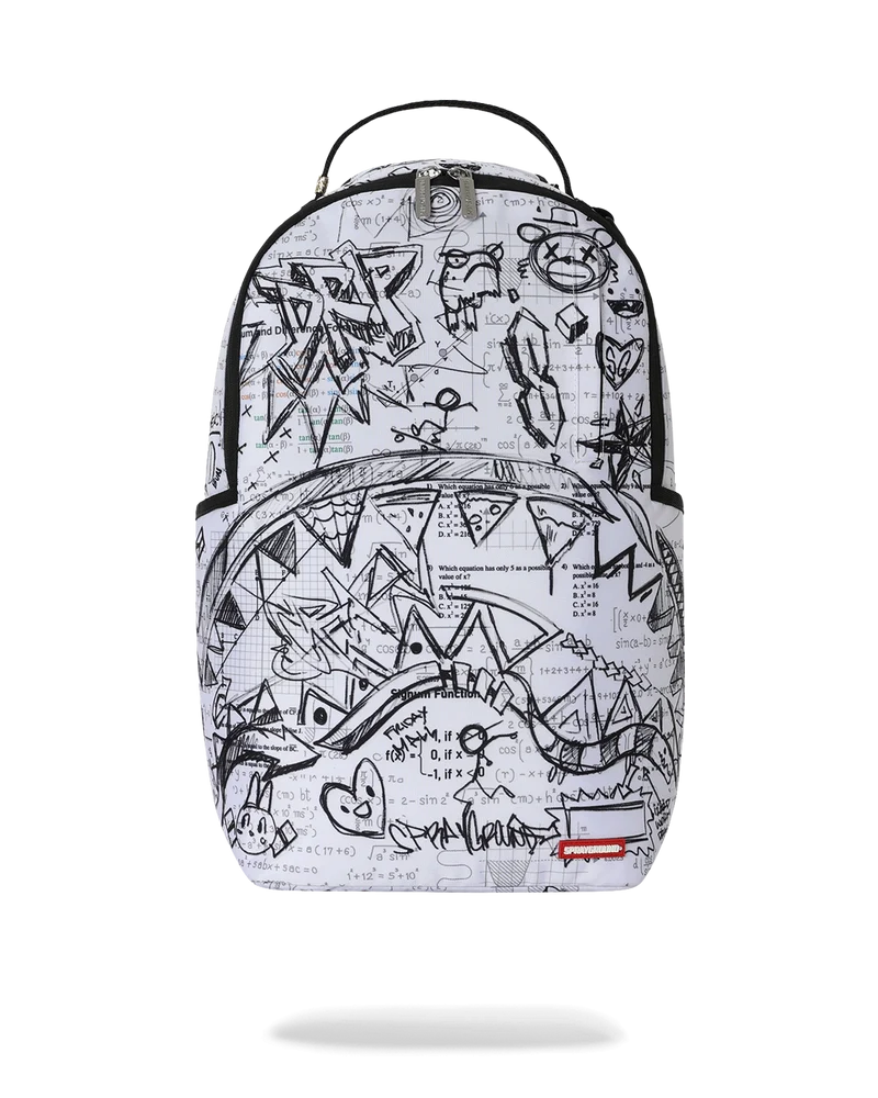 SPRAYGROUND DOODLES OVER MATH HOMEWORK