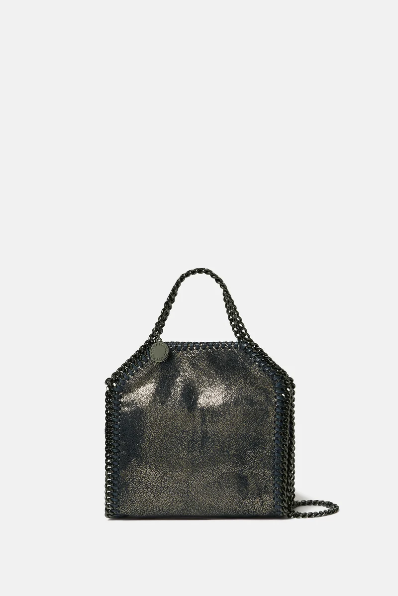 BORSA FALABELLA TINY TOTE ECO SHINY DOTTED CHAMOIS