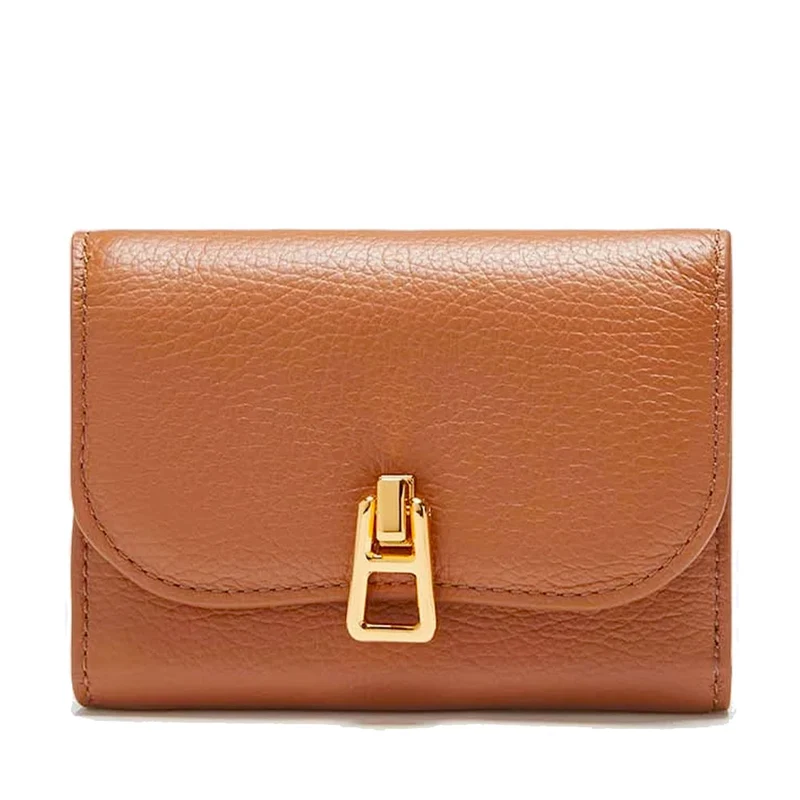Portafoglio Piccolo COCCINELLE in Pelle Linea Magie colore Cuir