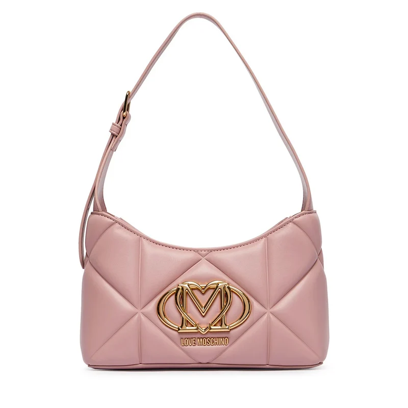 Borsa Donna Sottospalla LOVE MOSCHINO linea Embossed Rosa