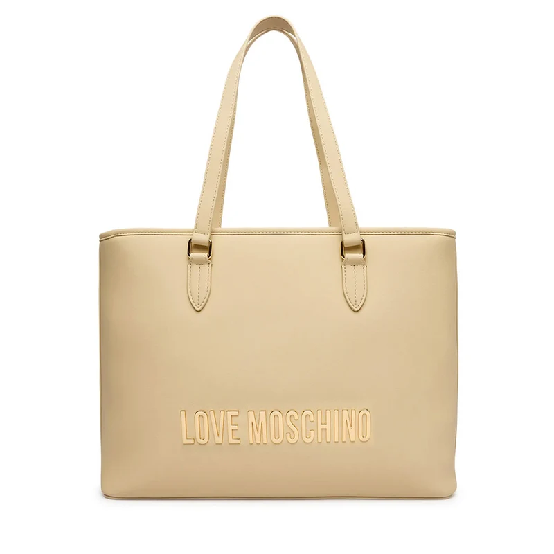 Borsa Donna Shopping LOVE MOSCHINO linea Bold Bag color Burro