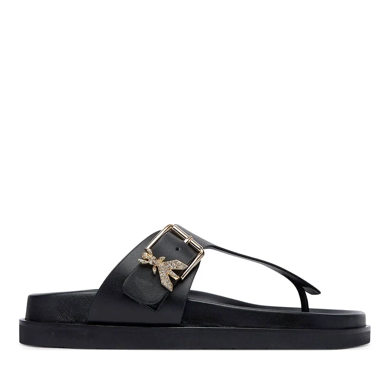 Ciabatte Infradito PATRIZIA PEPE Girl linea Fly Birkilux in Pelle Nera