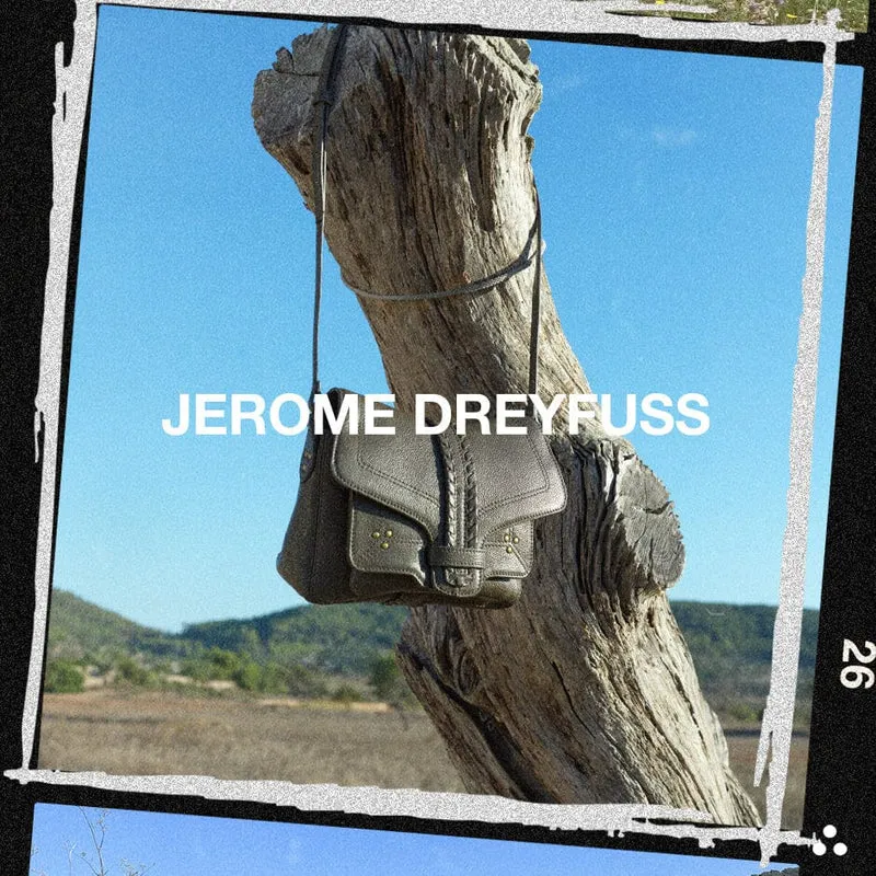 JEROME DREYFUSS - Borsa A Tracolla - Harry M - Graine Nera