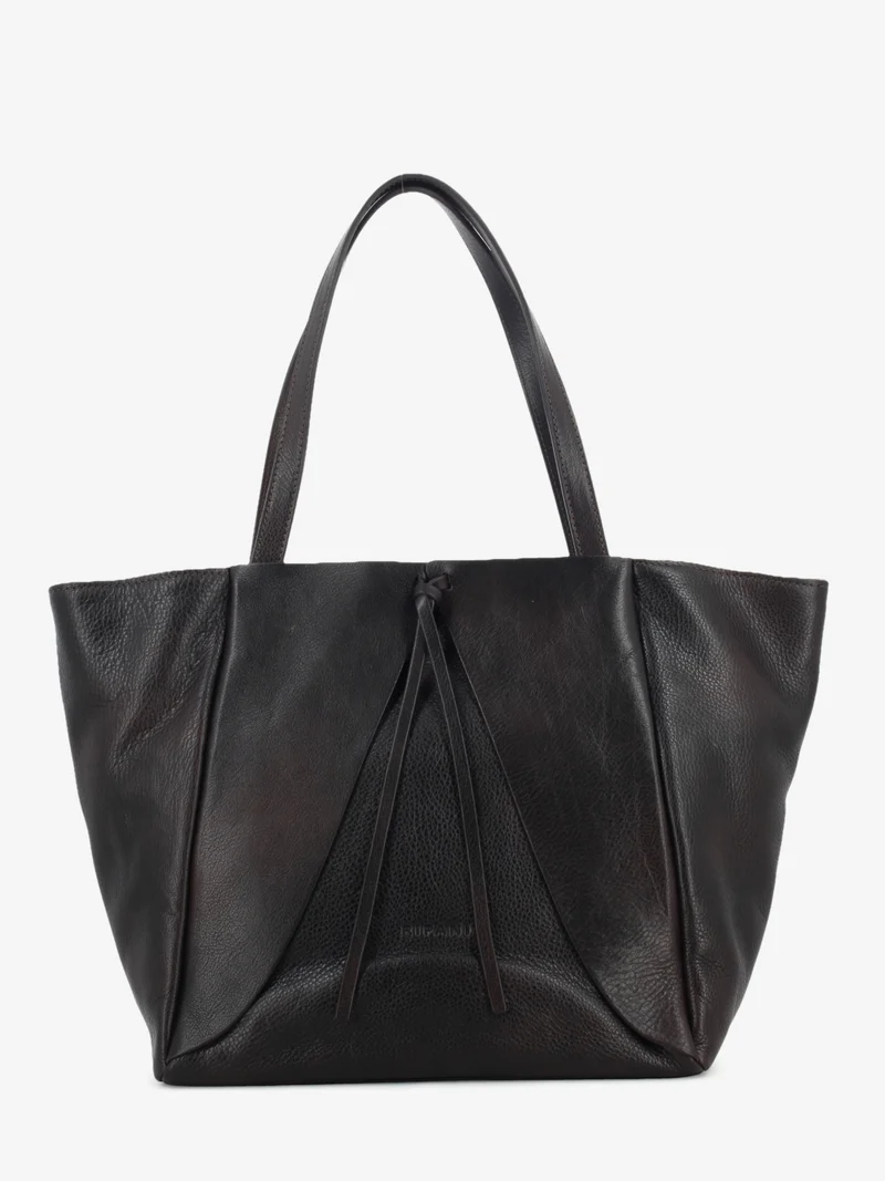 Borsa in pelle testa di moro