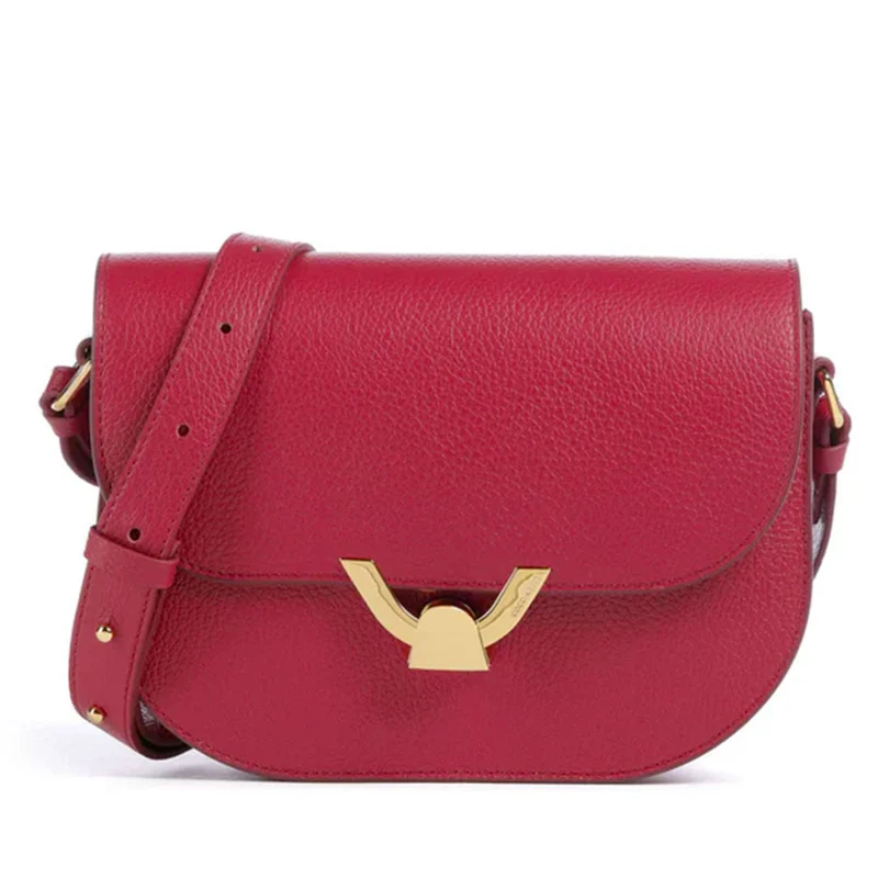 Borsa Donna a Tracolla COCCINELLE in Pelle Sangria linea Dew Small