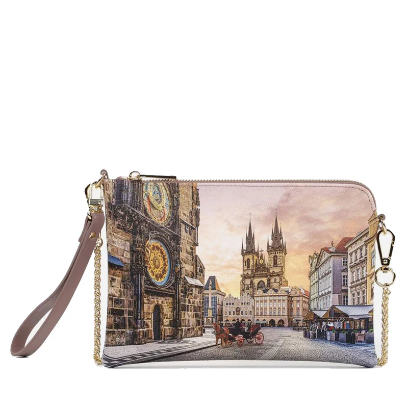 Borsa Donna Y NOT Pochette con Tracolla YES-384 Astro Clock
