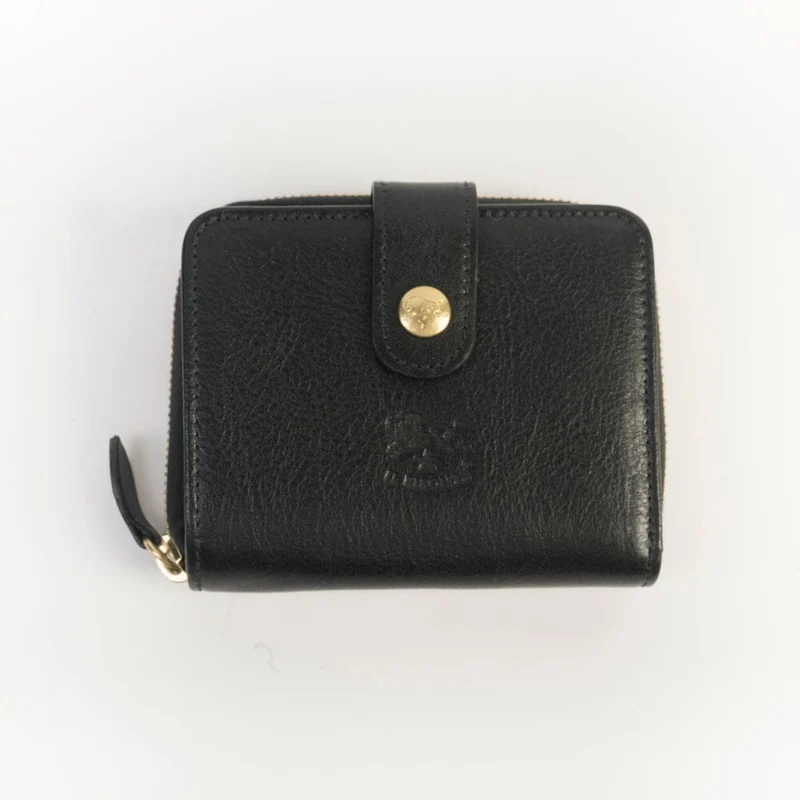 IL BISONTE - SMW067 - Portafoglio Donna - Nero