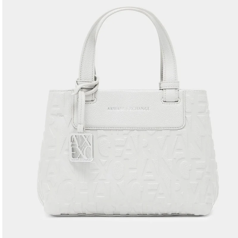 Borsa Donna a Mano con Tracolla ARMANI EXCHANGE colore Off White Linea Liz