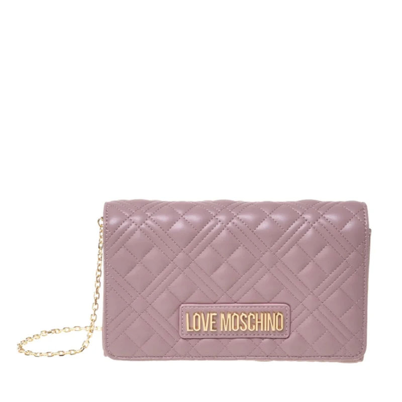 Clutch Donna con Tracolla LOVE MOSCHINO linea Smart Daily Quilted Rosa