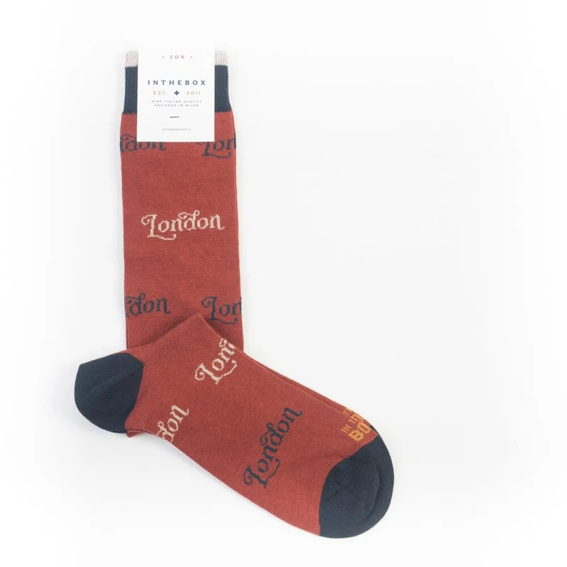 IN THE BOX - Calzini - Mr London - Rosso