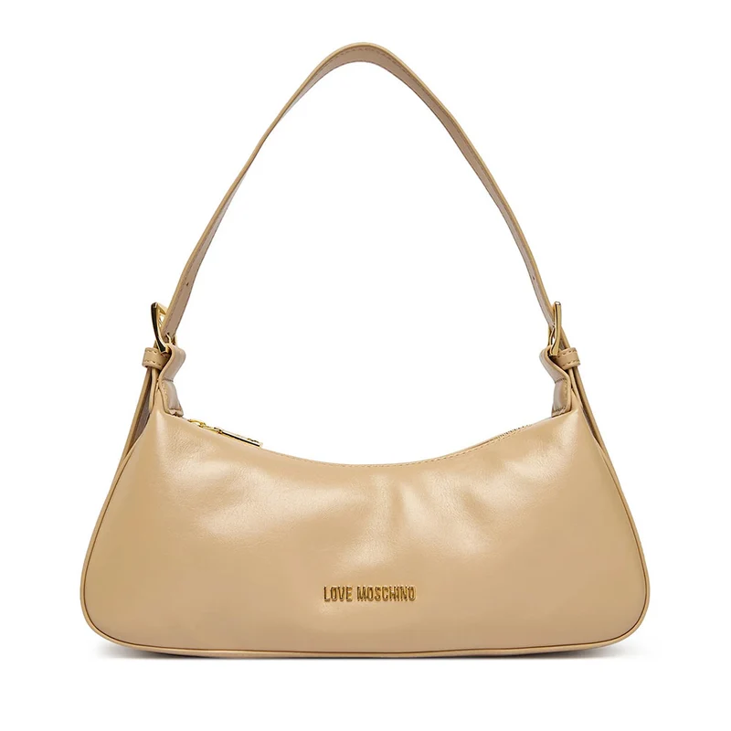 Borsa Donna a Spalla LOVE MOSCHINO in Ecopelle Soft Taupe