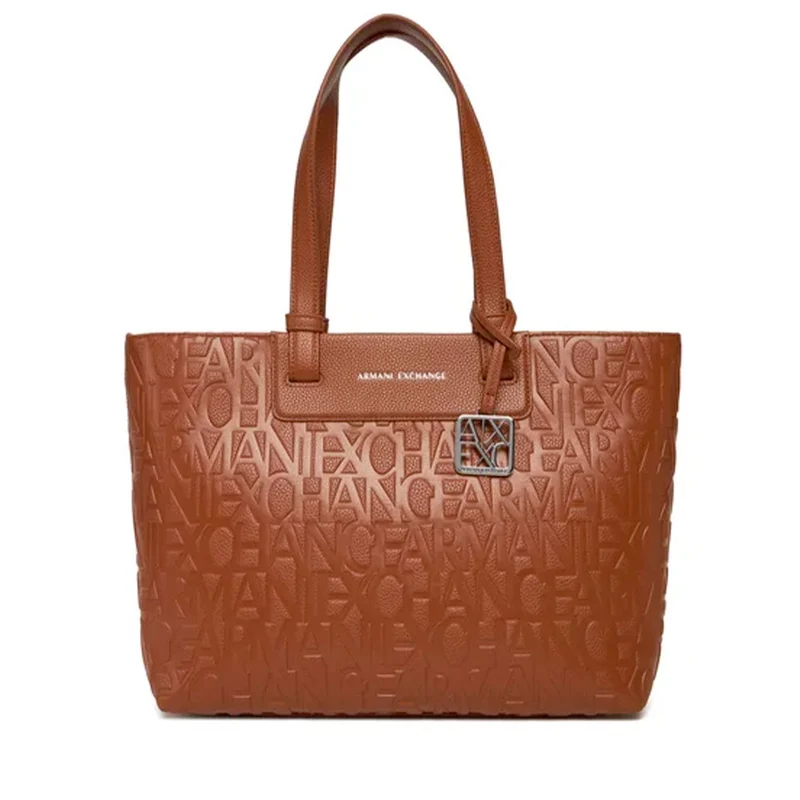 Borsa Donna Shopper a Spalla ARMANI EXCHANGE colore Coconut Shell Linea Liz