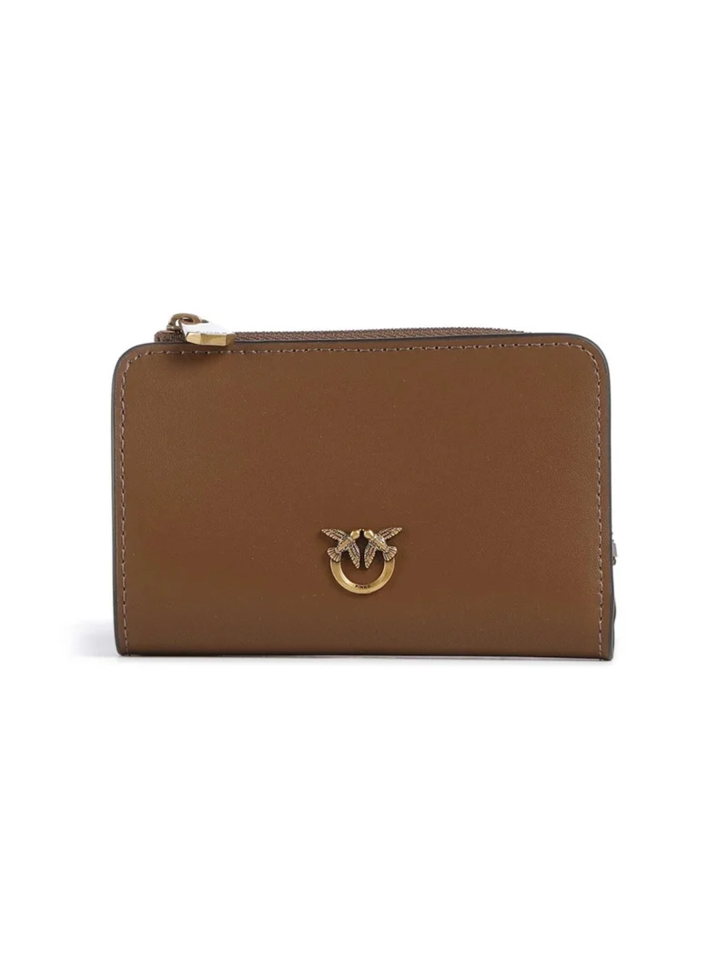 PINKO MINI WALLET VITELLO SETA