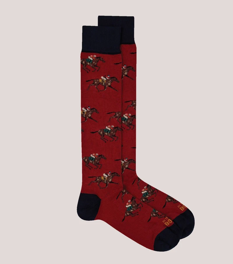 IN THE BOX - Calzini - Cavalli - Rosso Scuro