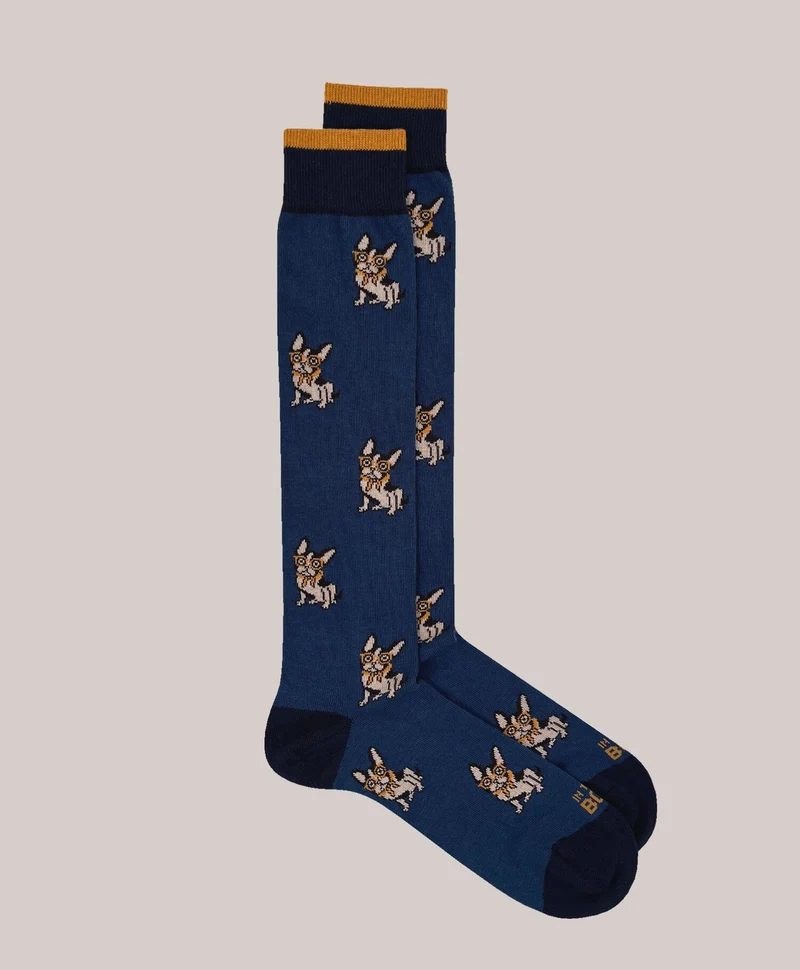 IN THE BOX - Calzini - French Bulldog - Blu