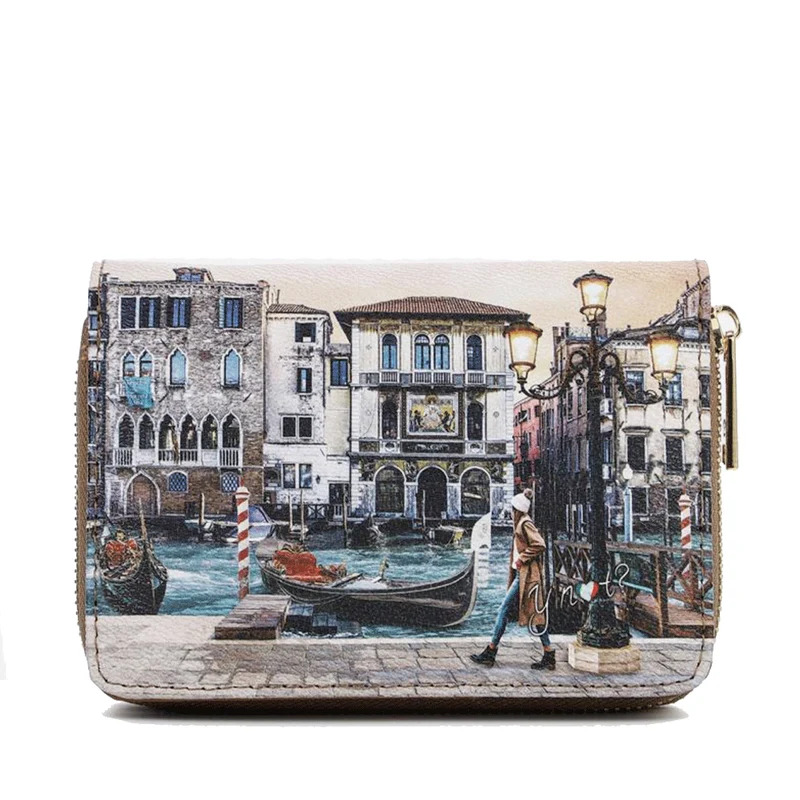 Portafoglio Donna Piccolo Y NOT YES-362 Stampa Blue Lagoon