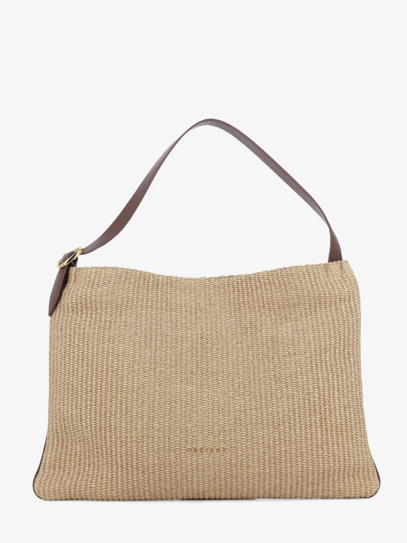 Borsa Zanzibar in rafia biscotto