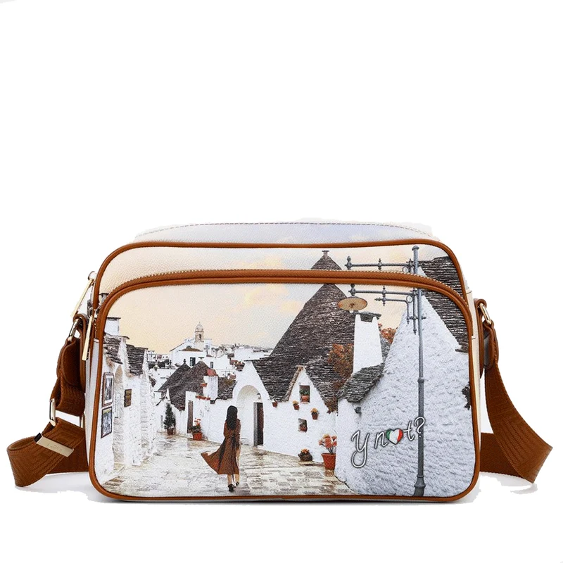 Borsa Donna a Tracolla Y NOT YES-331 stampa Fall in Alberobello