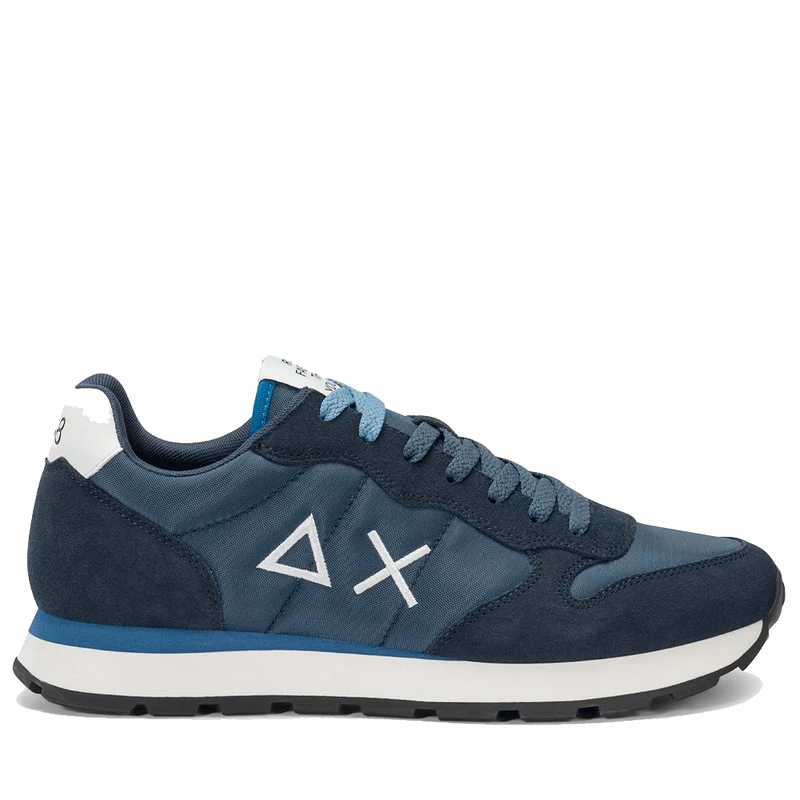 Scarpe Uomo Sun68 Sneakers Tom Solid Navy Blue - Z36101