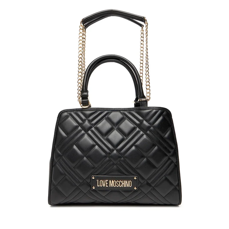 Shopping Bag a Mano Trapuntata LOVE MOSCHINO linea Quilted colore Nero