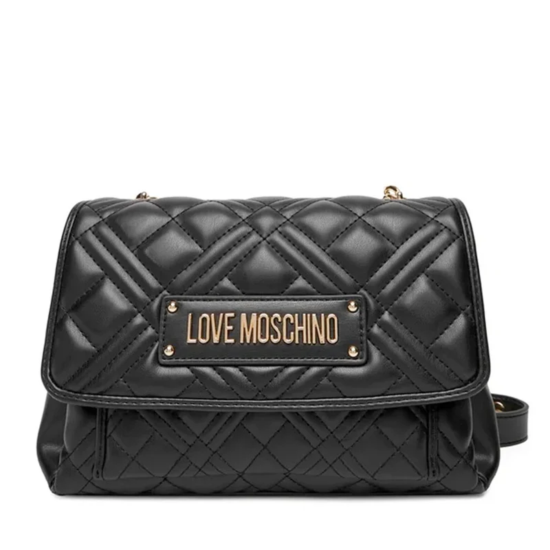Borsa Donna a Spalla Trapuntata LOVE MOSCHINO linea Quilted colore Nero