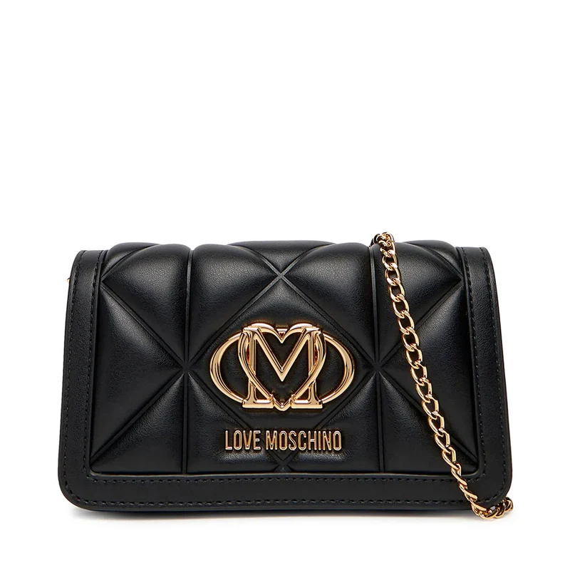 Cutch Trapuntata Donna LOVE MOSCHINO linea Embossed Nero
