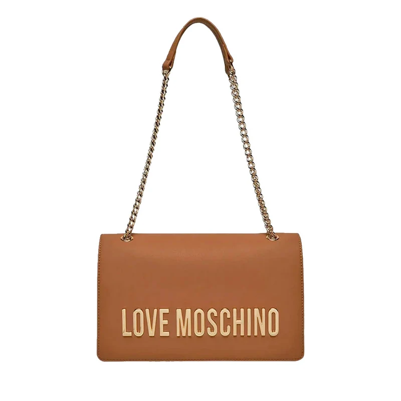 Borsa Donna a Spalla e a Tracolla LOVE MOSCHINO linea Bold Bag color Castagna