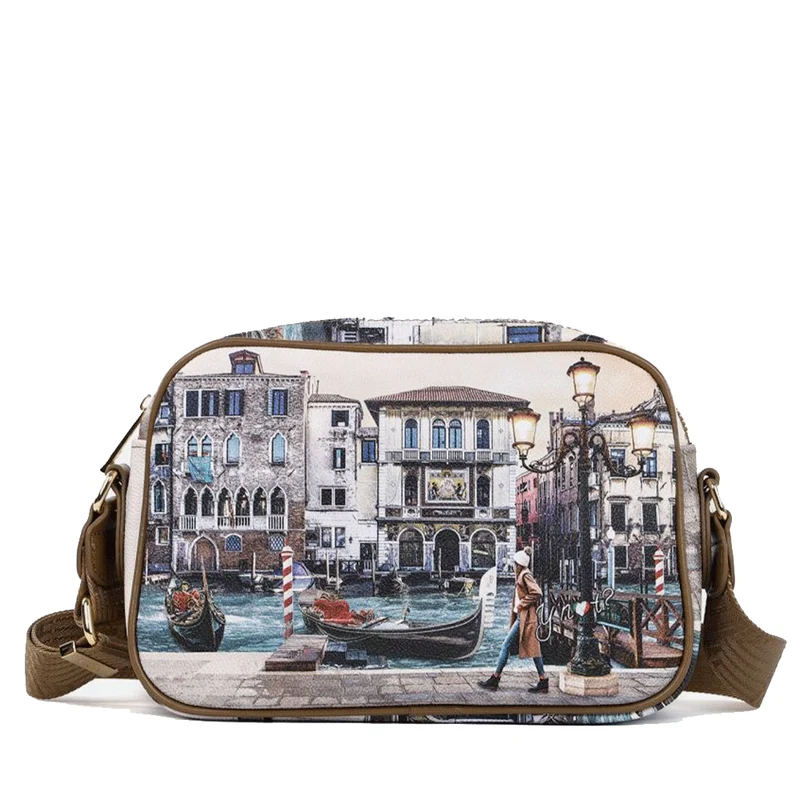 Borsa Donna a Tracolla Y NOT YES-310 stampa Blue Lagoon