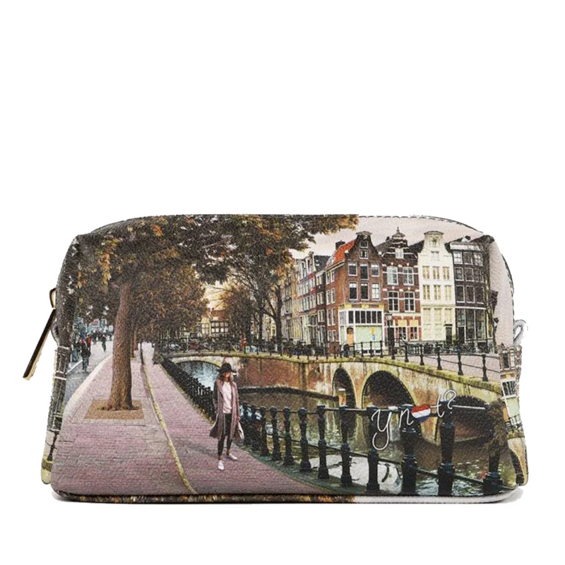 Beauty Case Y NOT YES-302 stampa Amsterdam Bridge