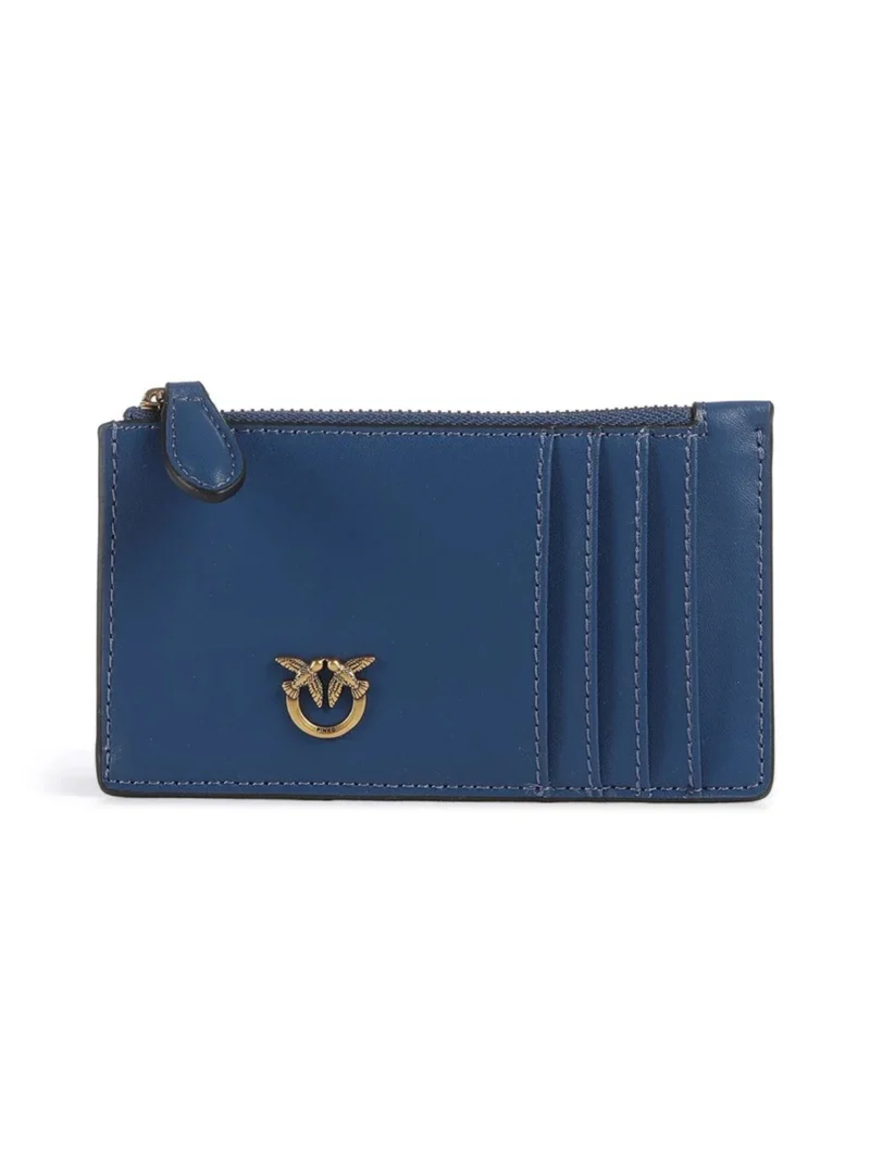 PINKO AIRONE CARDHOLDER VITELLO SETA