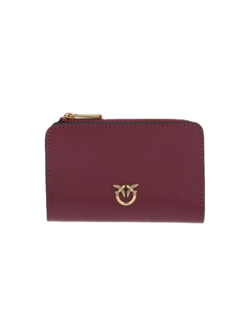 PINKO MINI WALLET VITELLO SETA