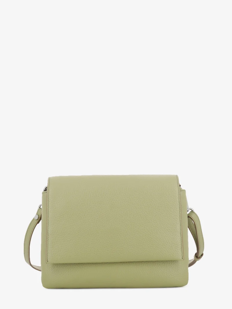 Borsa in pelle Three verde