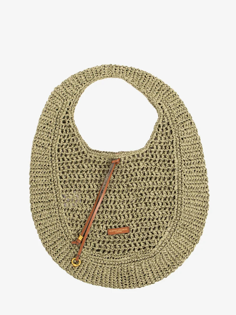 Borsa crochet Nefeli verde