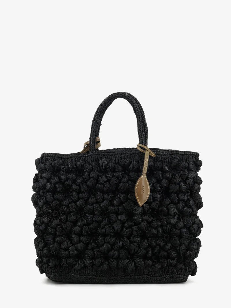 Borsa Flower small black