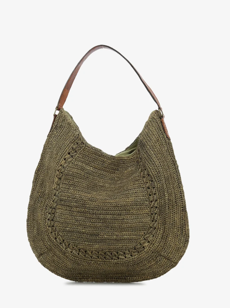 Borsa a spalla Meva dark tea