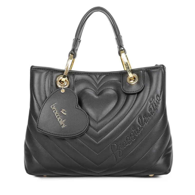 Borsa Donna a Mano BRACCIALINI linea Beth Matelassé Nera
