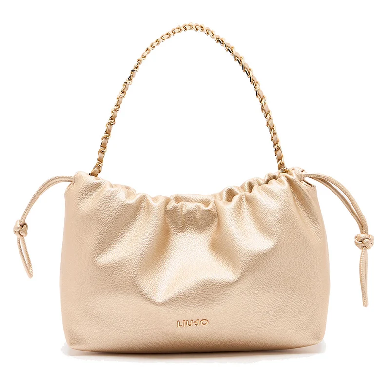 Borsa a Spalla con Catena LIU JO Better Light Gold