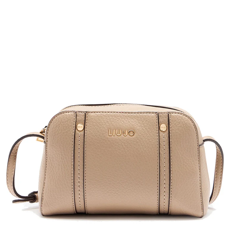 Borsa Donna a Tracolla Small LIU JO Better effetto Bottalato Beige