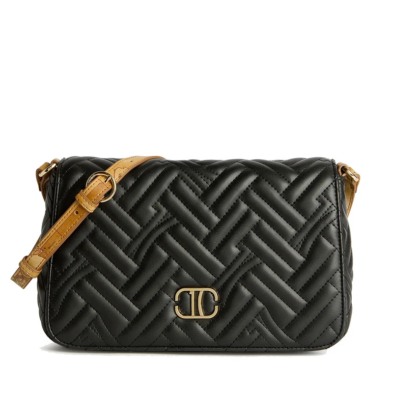Borsa Donna a Tracolla 1A Classe Alviero Martini linea 1C Matelassé Nera LD12