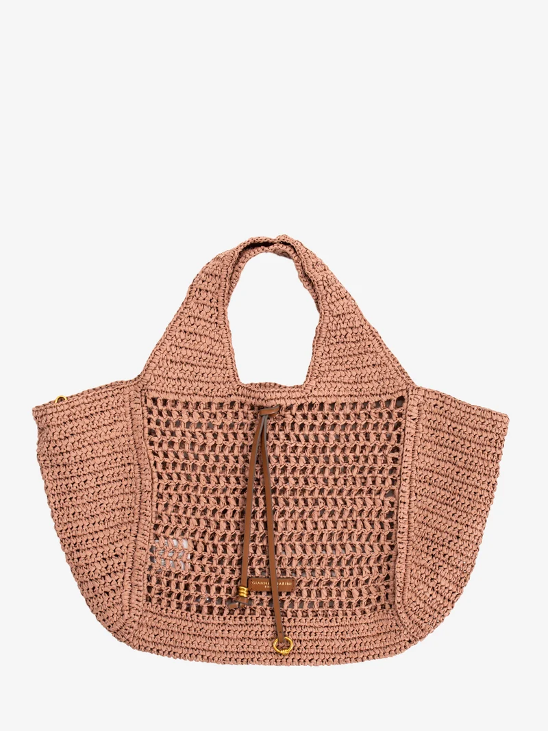 Borsa Nefeli in crochet blush