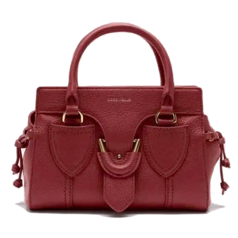 Borsa Donna a Mano COCCINELLE in Pelle Linea York S colore Brandy