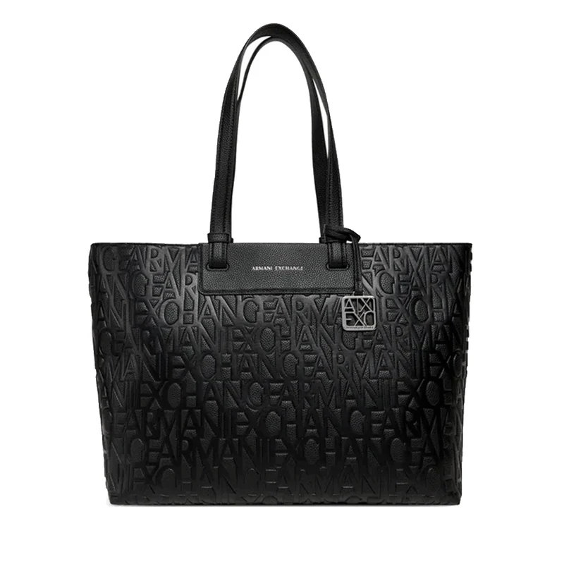 Borsa Donna Shopper a Spalla ARMANI EXCHANGE colore Nero Linea Liz Misura Grande