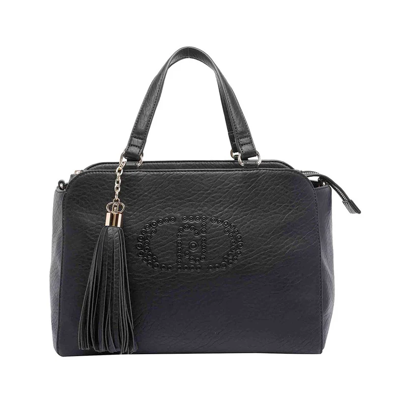 Bauletto Donna a Mano LIU JO Better Nera con Logo e Nappa