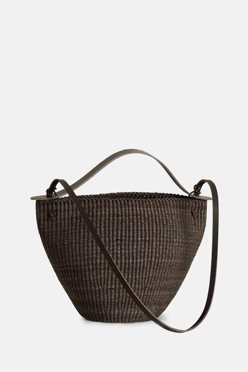 BORSA IN RAFIA MEDIUM BELL