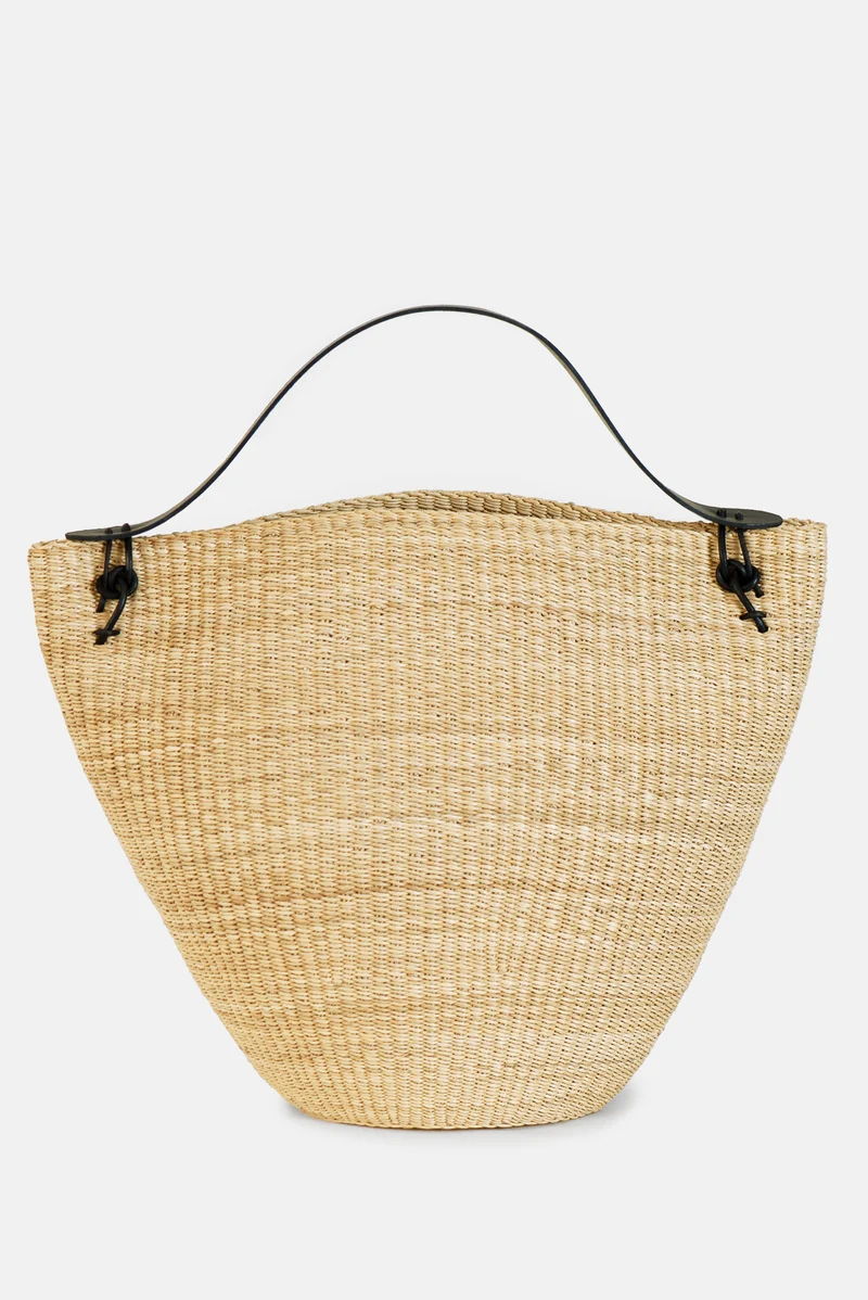 BORSA IN RAFIA LARGE BELL