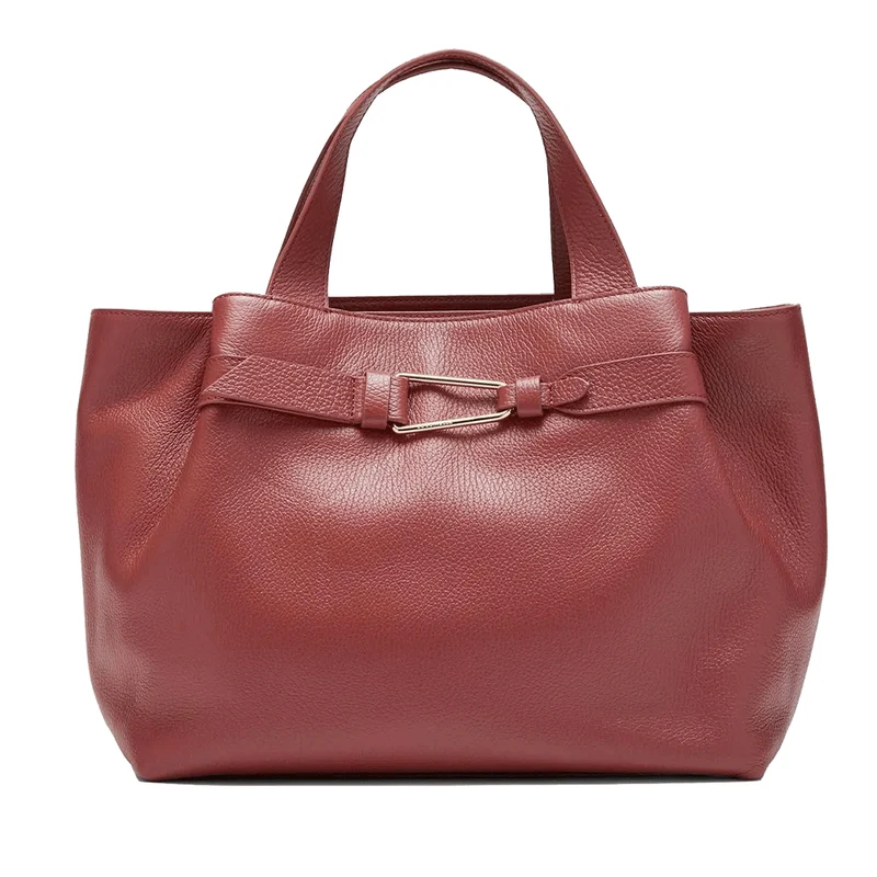 Borsa Donna a Mano COCCINELLE in Pelle Linea Malory Medium colore Brandy