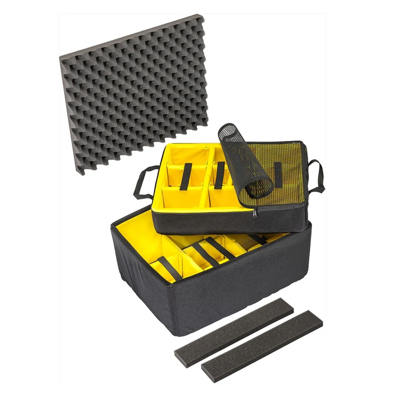Peli 1607 Padded Divider Set - Yellow Gear Organizer